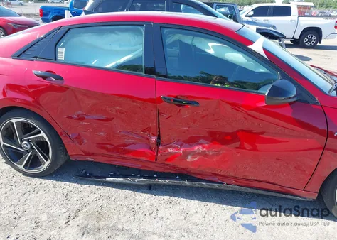 2023 Hyundai Elantra N Line z USA, uszkodzony, nr VIN KMHLR4AF9PU496055